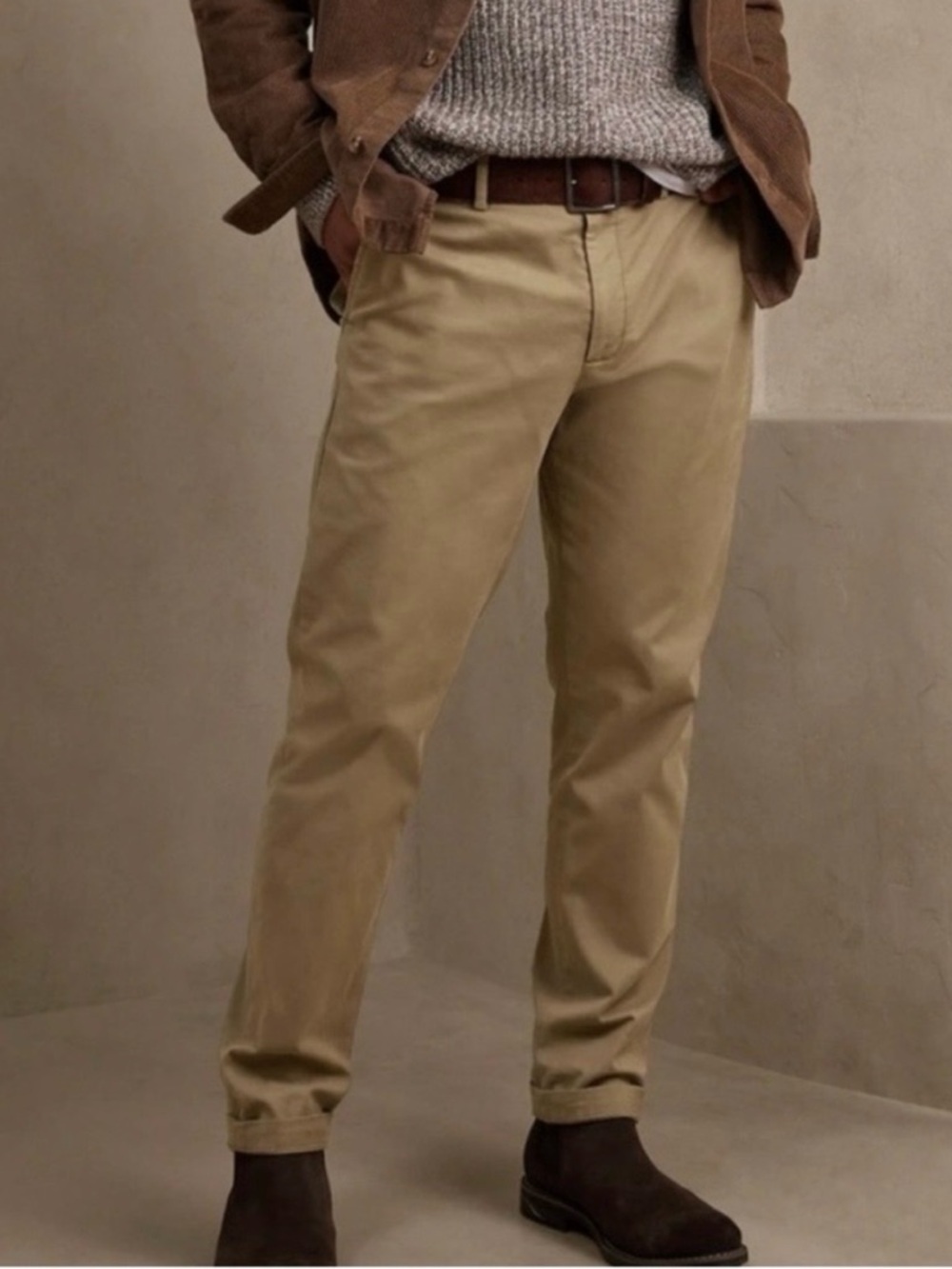 Banana Republic Men’s Lived-In Skinny Chino Pants Size 28x30 Casual Everyday
